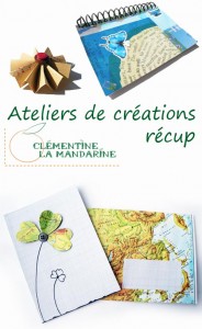 Atelier papeterie avec Clémentine la Mandarine