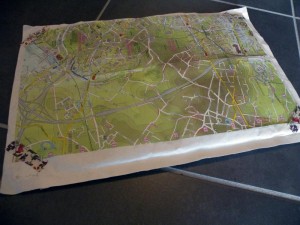 Enveloppe récup avec image de décoration