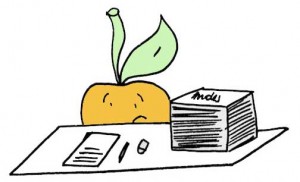 Retour au travail Retour au travail - Clémentine la Mandarine