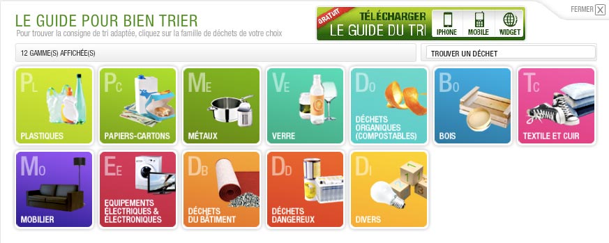 Guide de tri