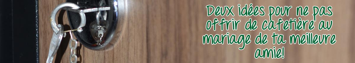 Des cadeaux de mariage plein de merveilleux souvenirs !