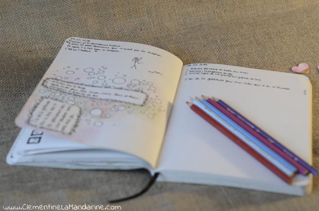 Challenge créatif journal de vie