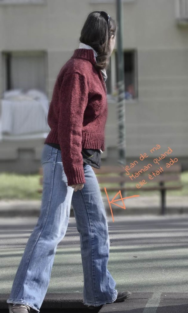 Porter les vêtements de ta Maman d'il y a longtemps