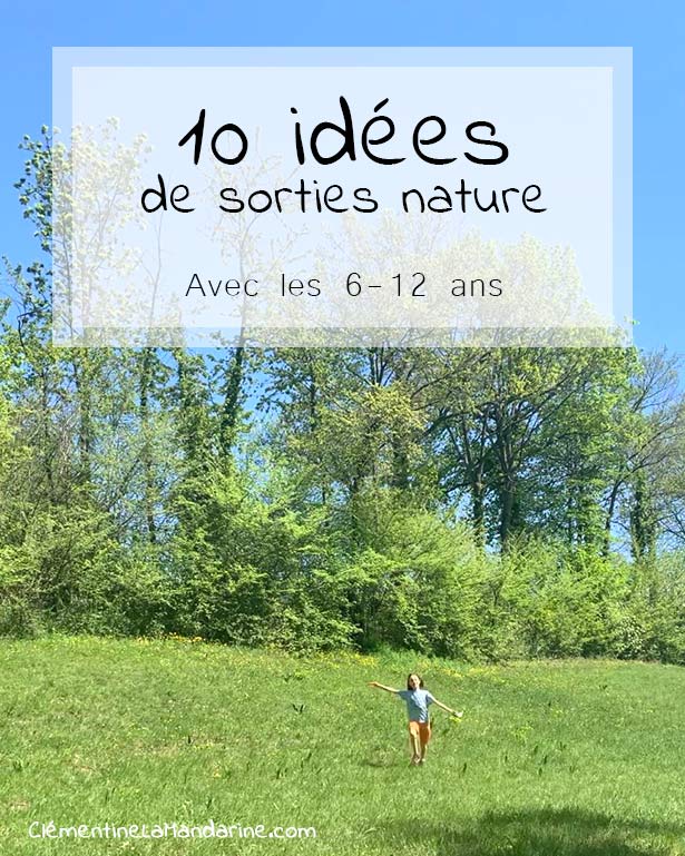 un enfant court dans un champ, illustrant un article sur 10 idées de sorties nature pour les enfants de 6 à 12 ans